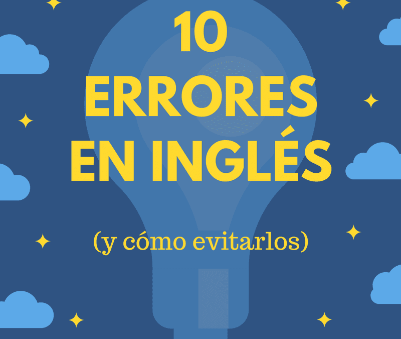 errores más comunes en inglés