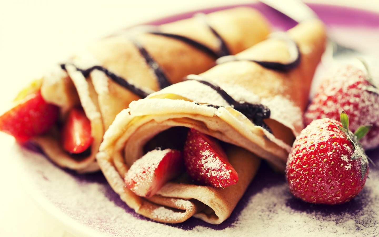 Pancake con fresas