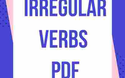 Verbos irregulares inglés pdf