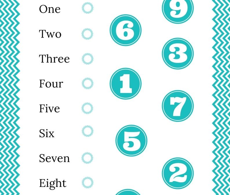 Cómo enseñar los números en inglés para niños