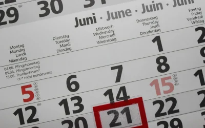 ¿Cómo se escribe la fecha en ingles?