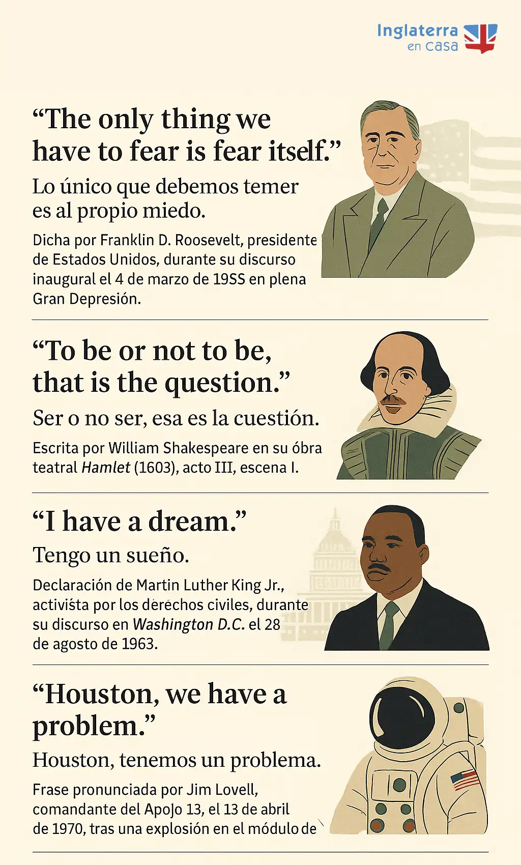 Frases célebres en inglés primera parte
