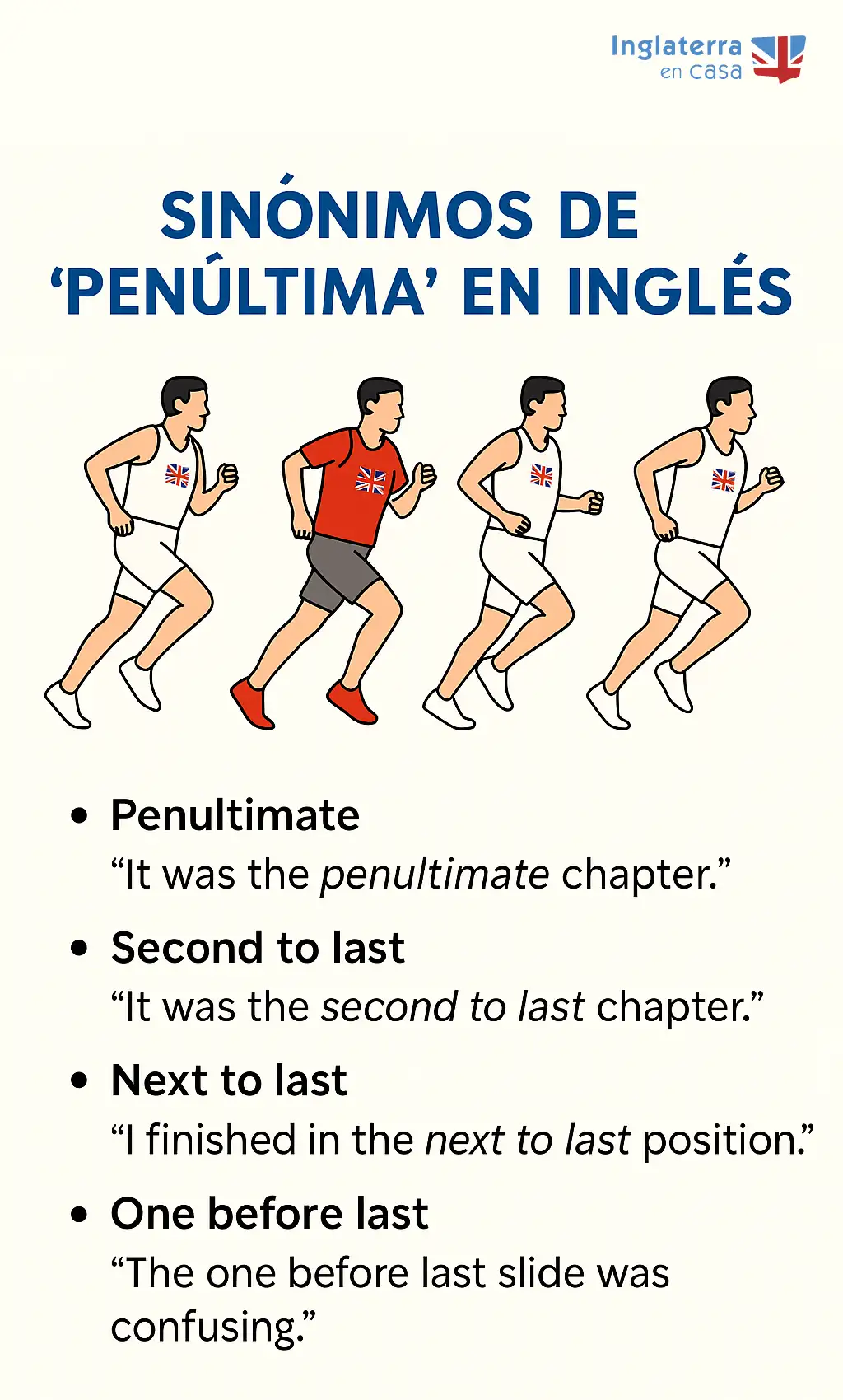 Penúltima en inglés