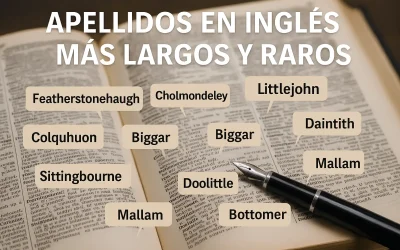 Apellidos ingleses más largos y más raros