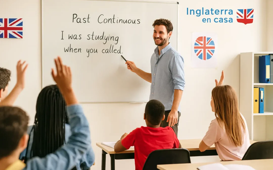 pasado continuo en inglés teoría y ejercicios resueltos