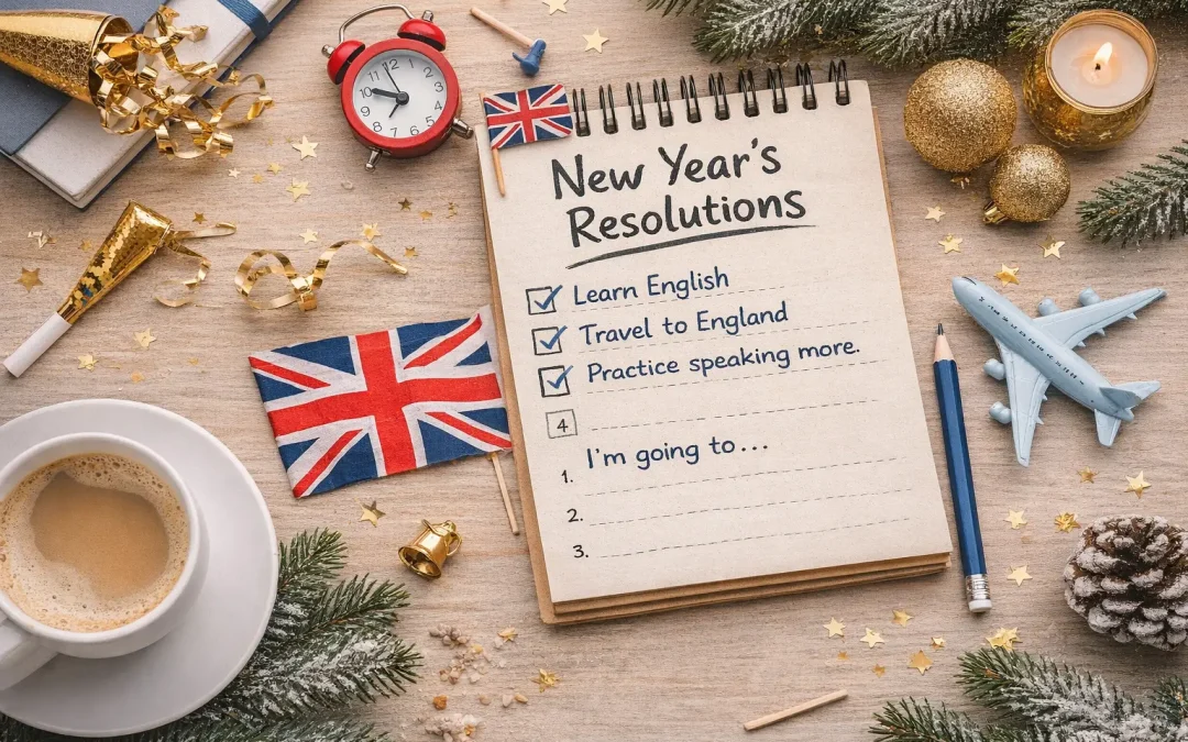 Propósitos de año nuevo en ingles. New year's resolutions